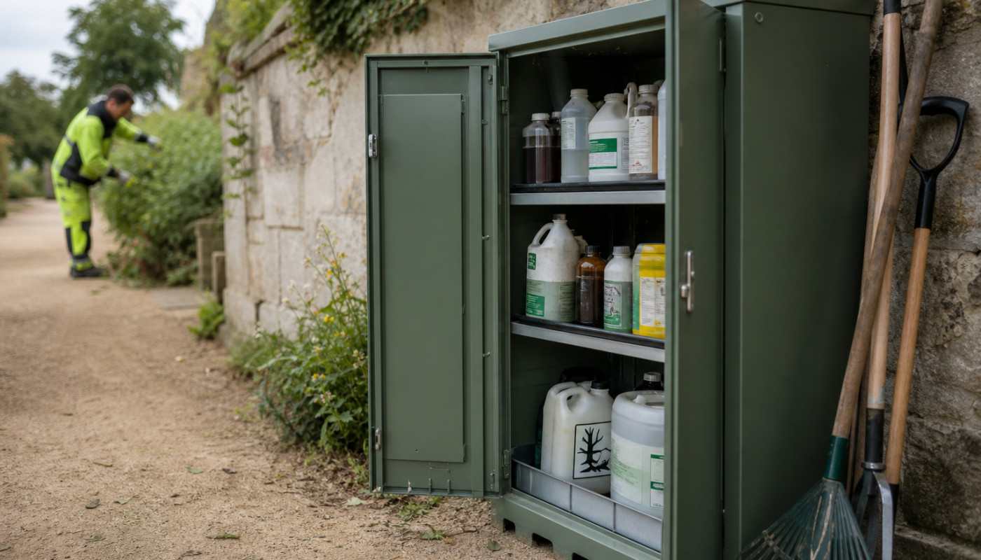 Armoire phytosanitaire : l’indispensable oublié des espaces verts publics